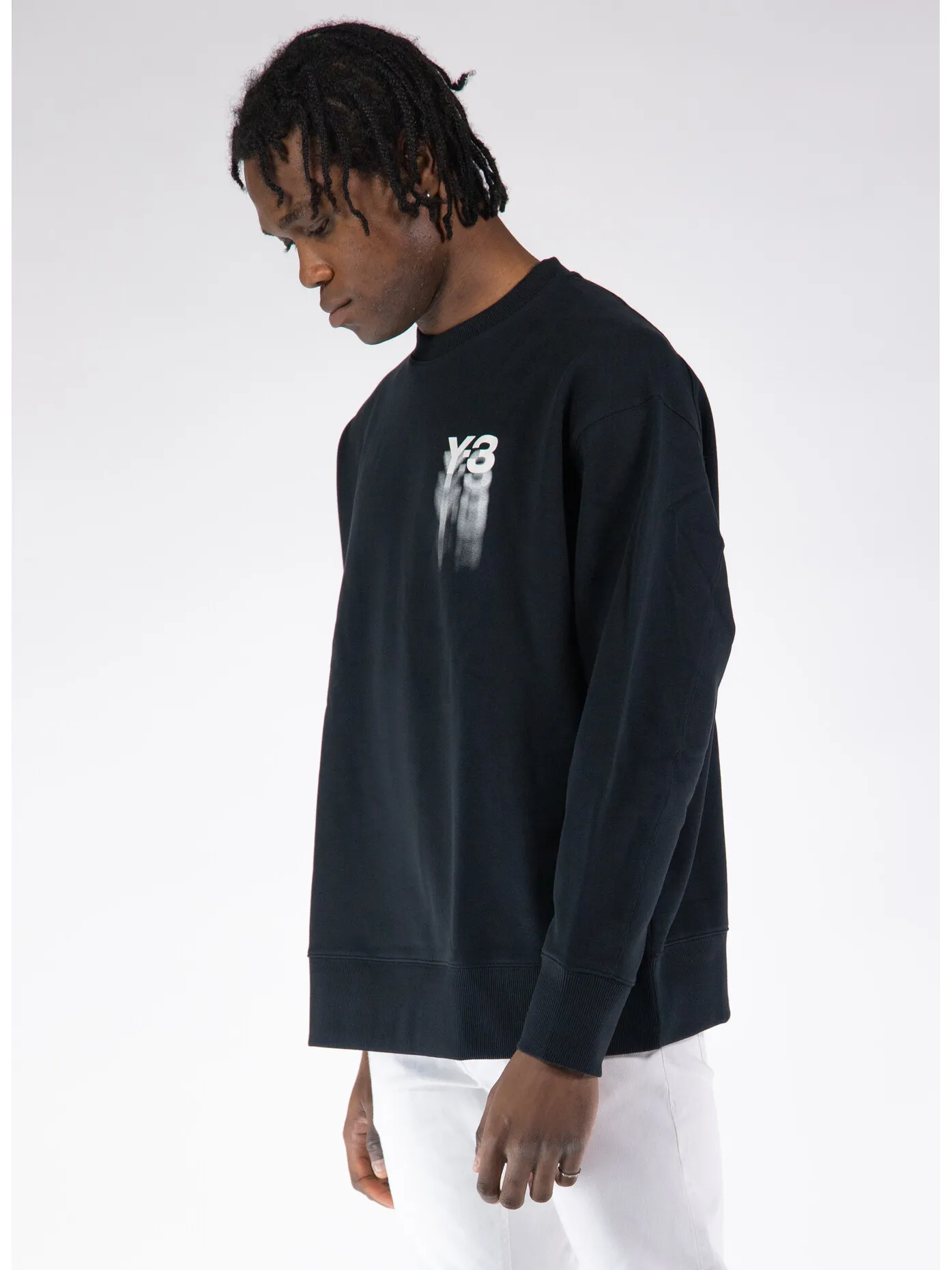     -Y-3    -FELPA GIROCOLLO GFX-