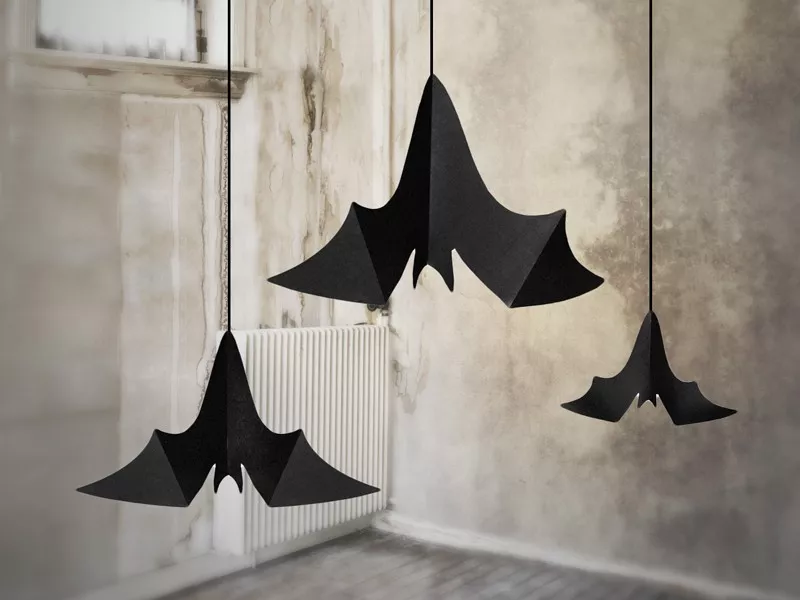 3 Pipistrelli da appendere Halloween