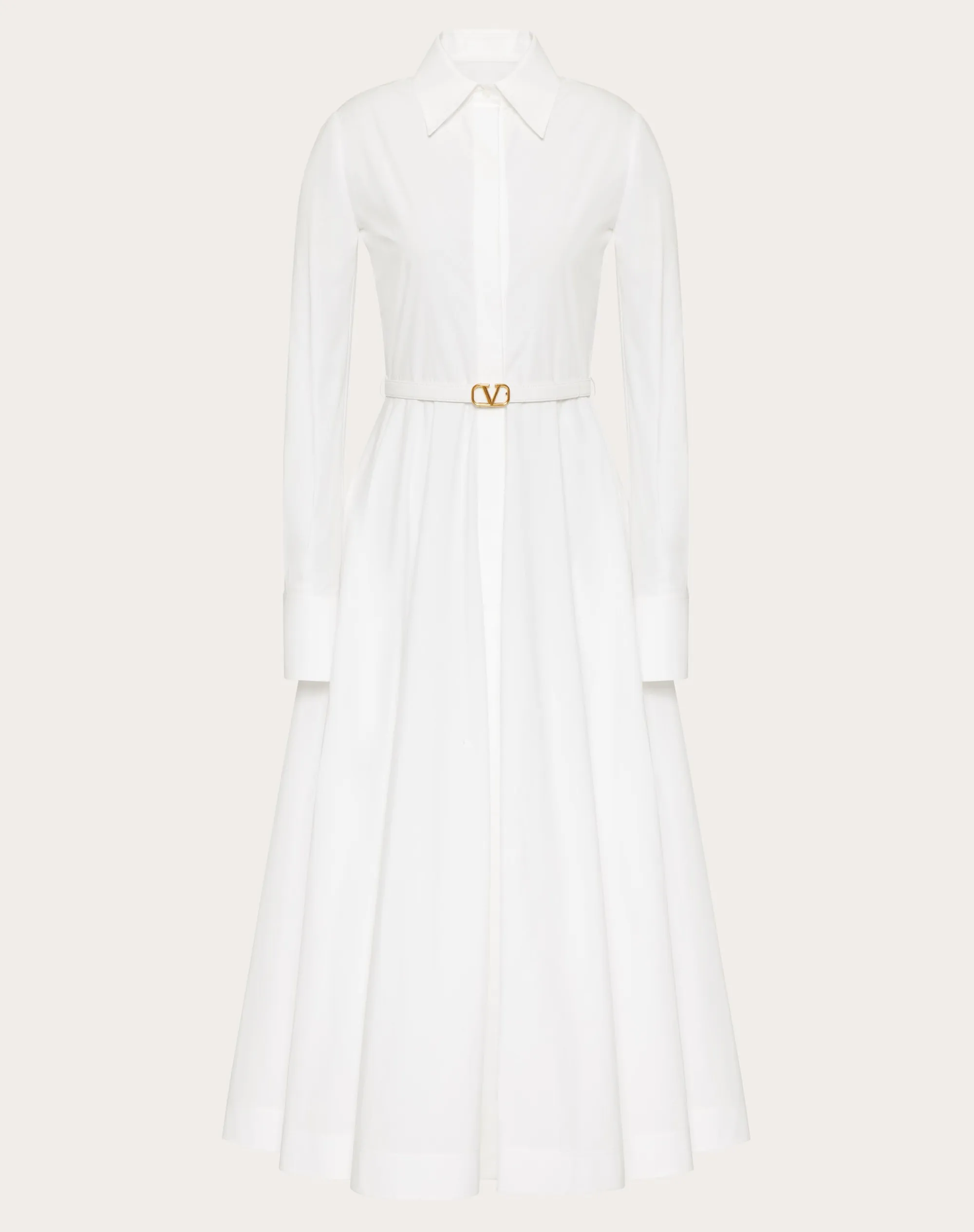 ABITO MIDI IN COTTON POPELINE
