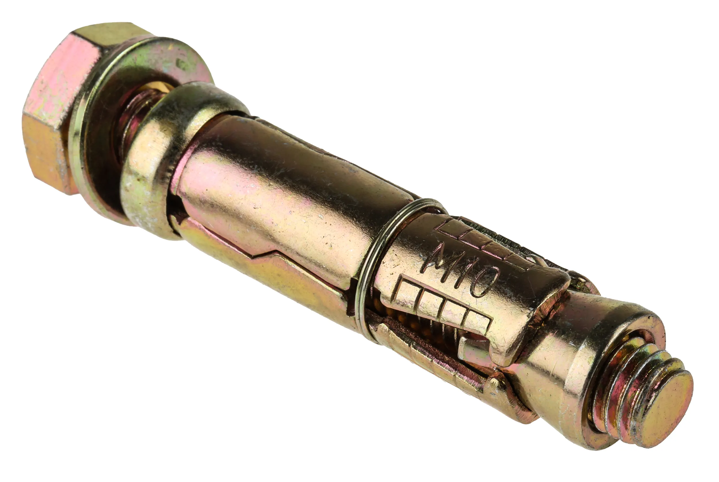 Ancorante metallico con bullone RS PRO in Acciaio al carbonio M10, Ø 16mm x 60mm