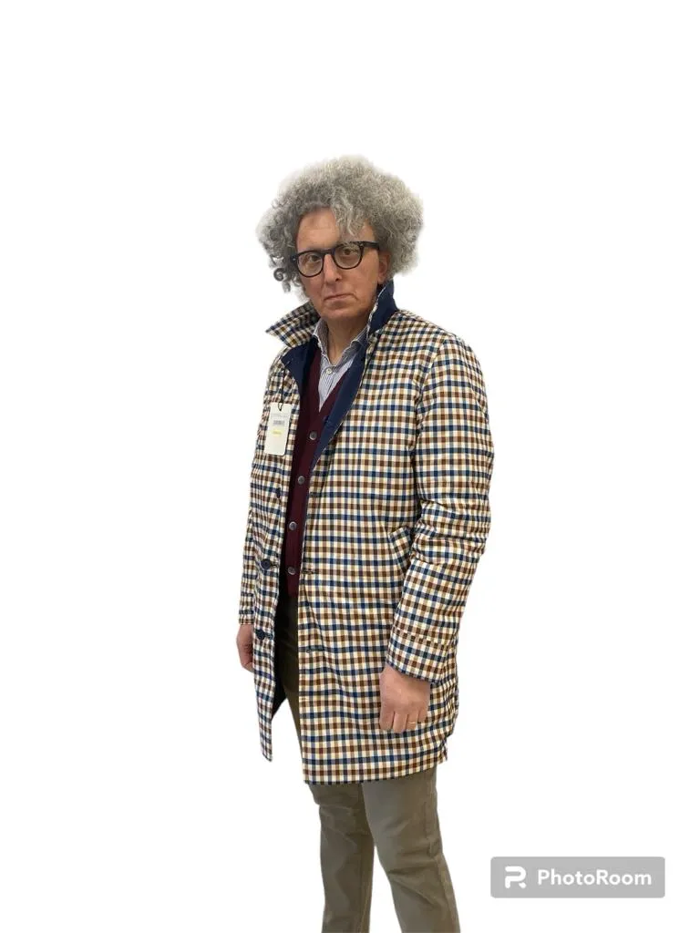 AQUASCUTUM trench uomo reversibile JK002
