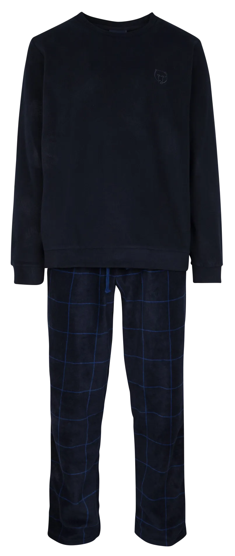 ARTHUR   Set di pigiama in pile | Blu