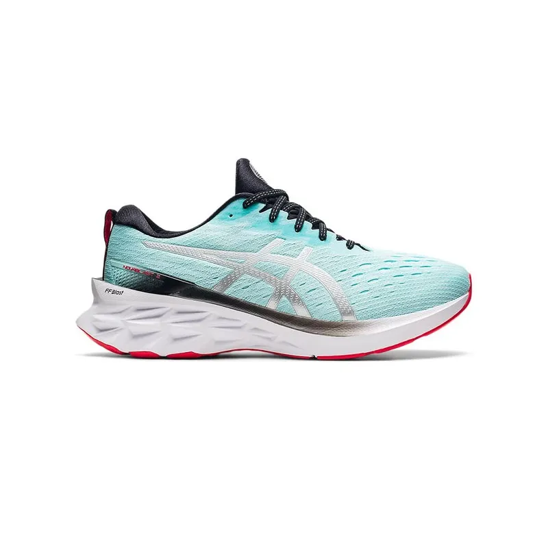ASICS NOVABLAST 2 SCARPA RUNNIG UOMO - AZZURRO/NERO/ROSSO/BIANCO