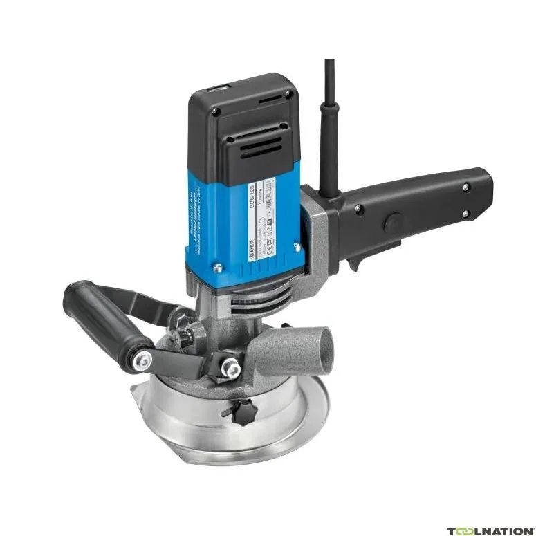 Baier 67876 BDS125 Fresatrice satinata 1600 Watt 125 mm + ciotola 125 mm