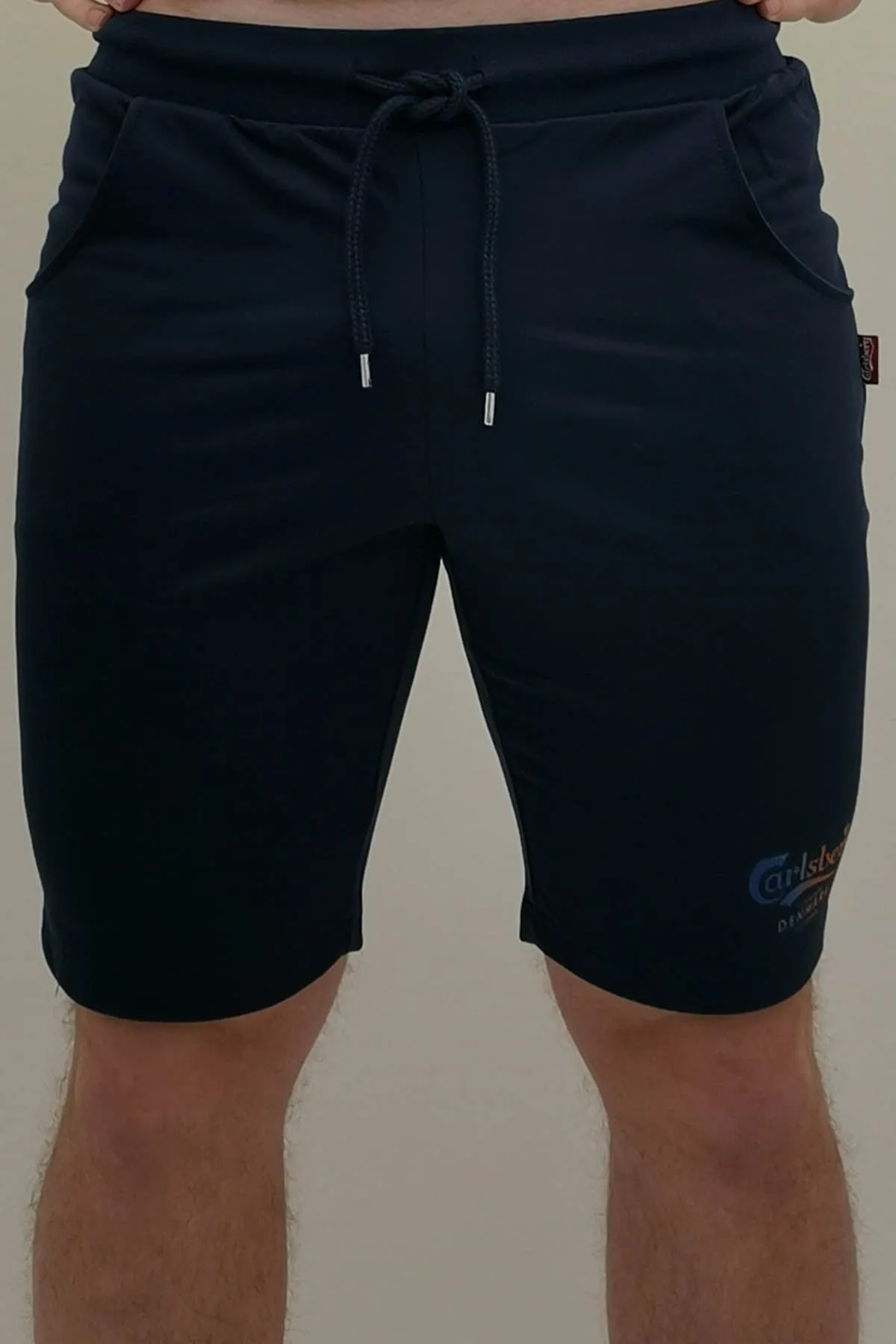 Bermuda in Felpa Garzata Logo Multicolor