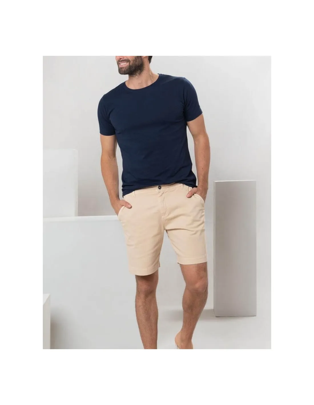 BERMUDA UOMO IN COTONE BIOLOGICO "MIKA"