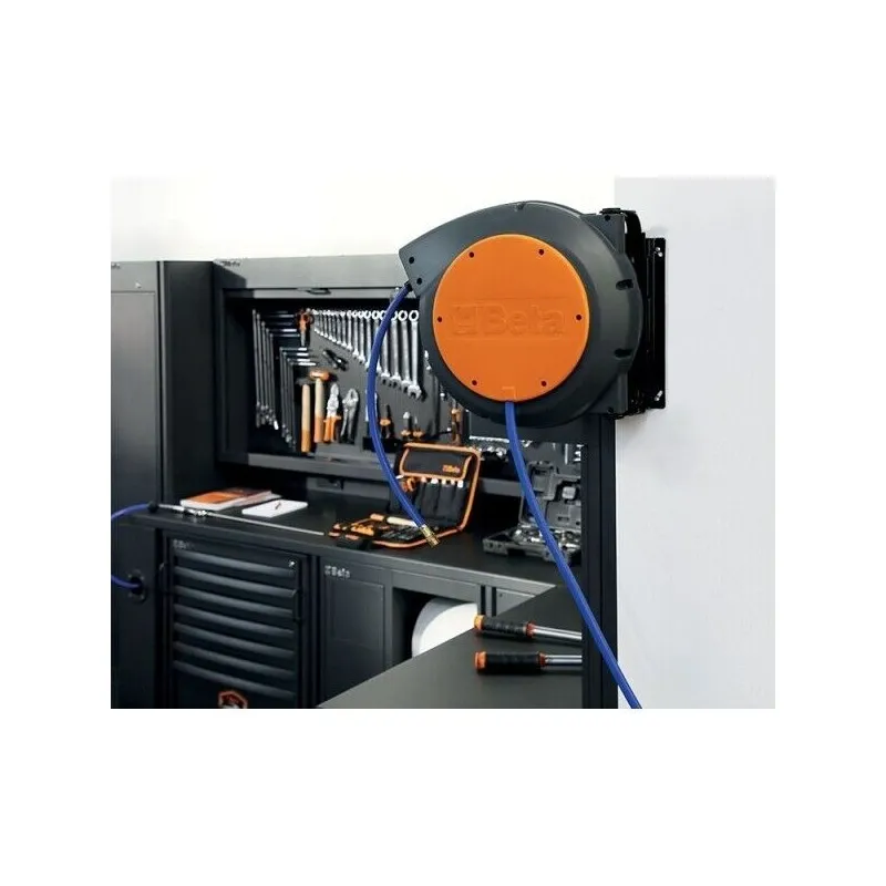 BETA ​AVVOLGITUBO 1900M AUTOMATICO CORPO IN MATERIALE PLASTICO ANTIURTO,15 METRI