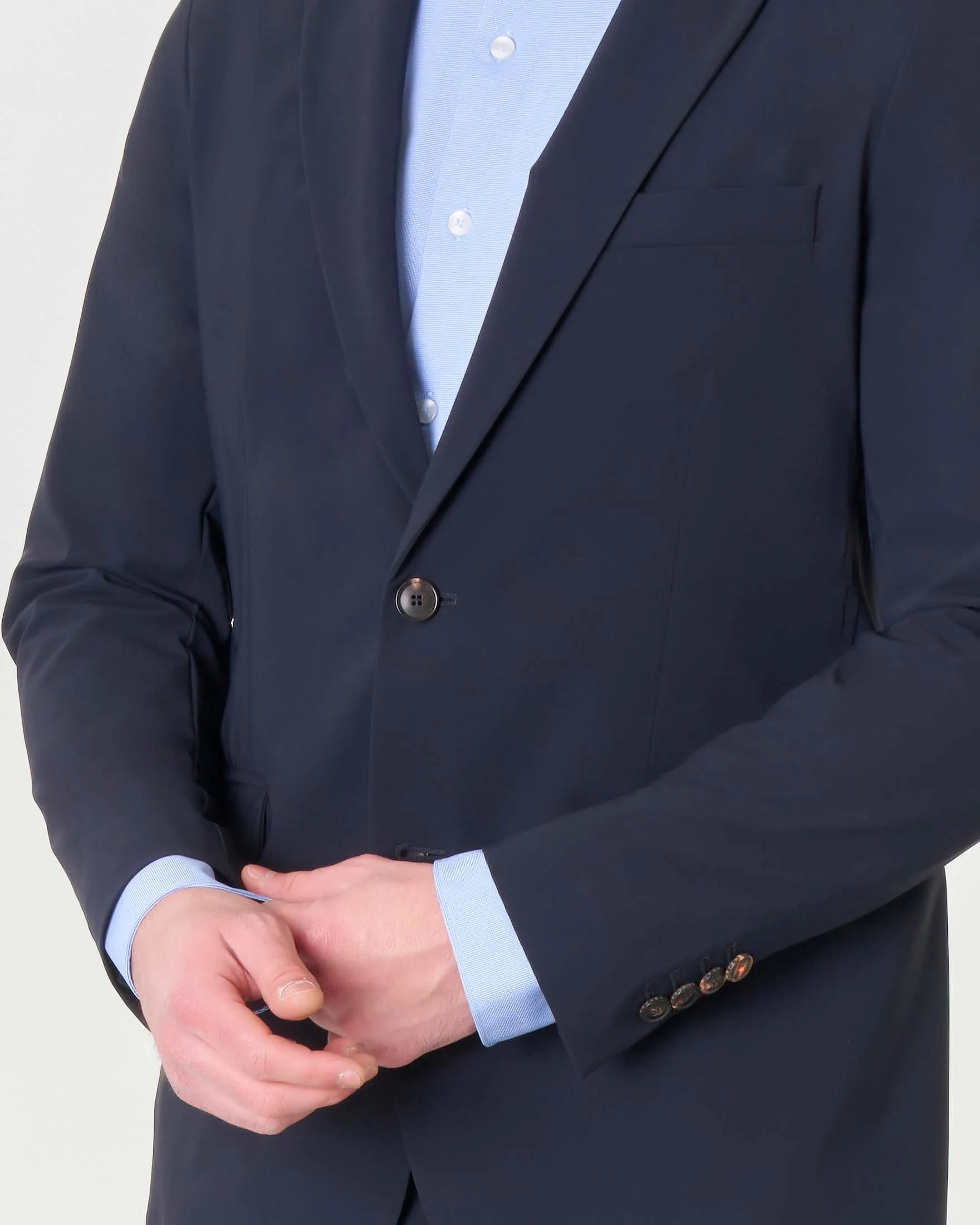 Blazer Revo blu in tessuto elasticizzato SURFLEX®