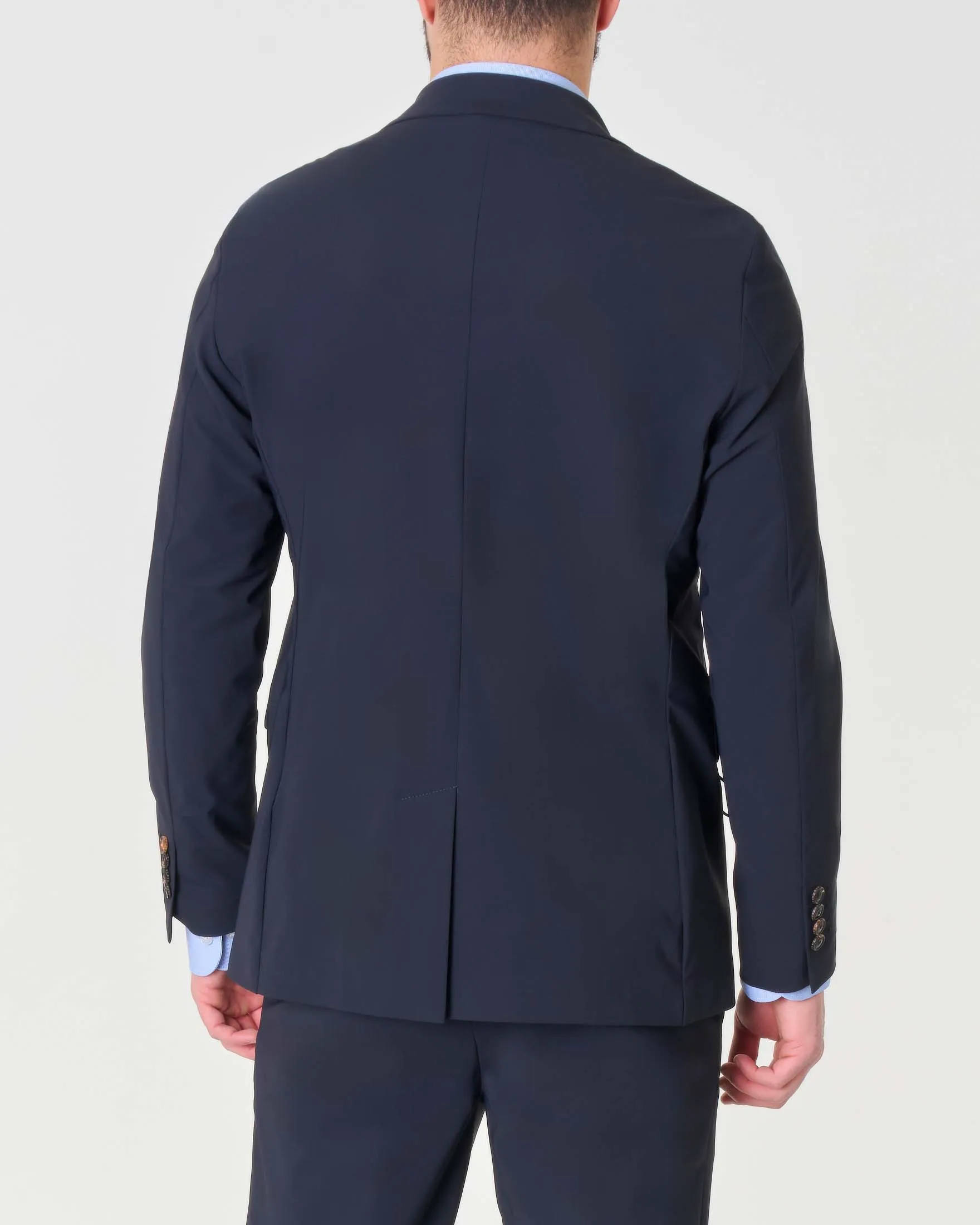 Blazer Revo blu in tessuto elasticizzato SURFLEX®