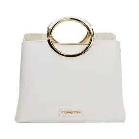 Borsa a mano bianca