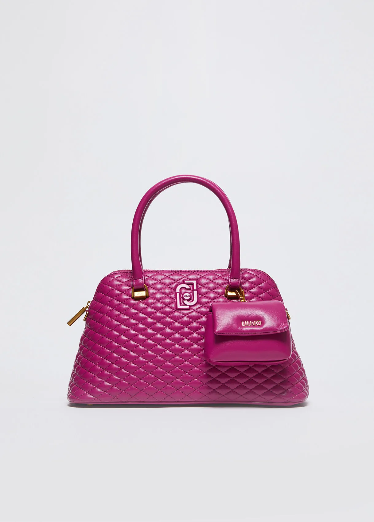 Borsa a mano glossy matelassé