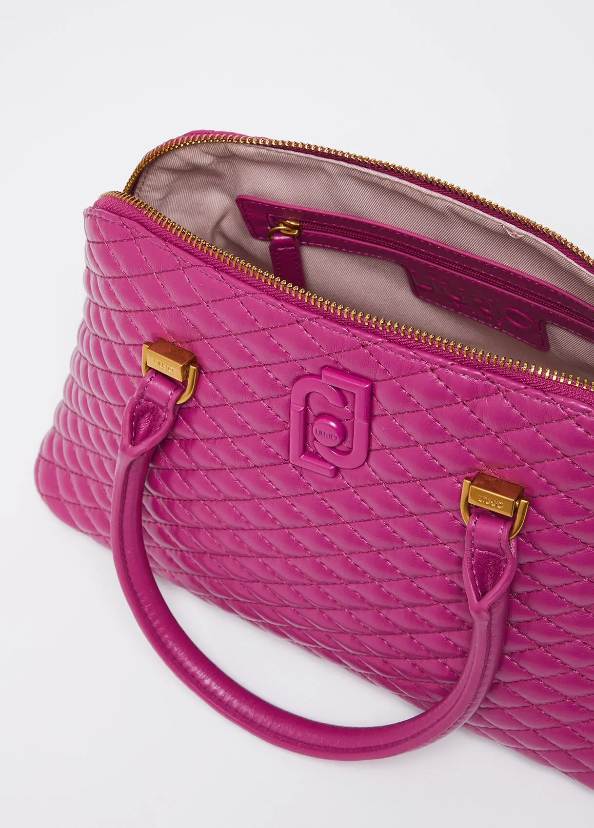Borsa a mano glossy matelassé