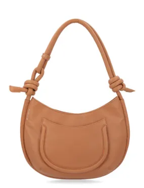 Borsa a spalla Zanellato Demi in pelle marrone