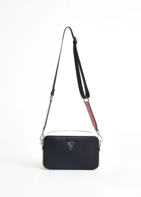 Borsa crossbody con strass