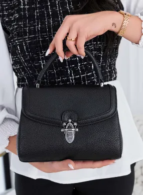 Borsa nera con tracolla B232