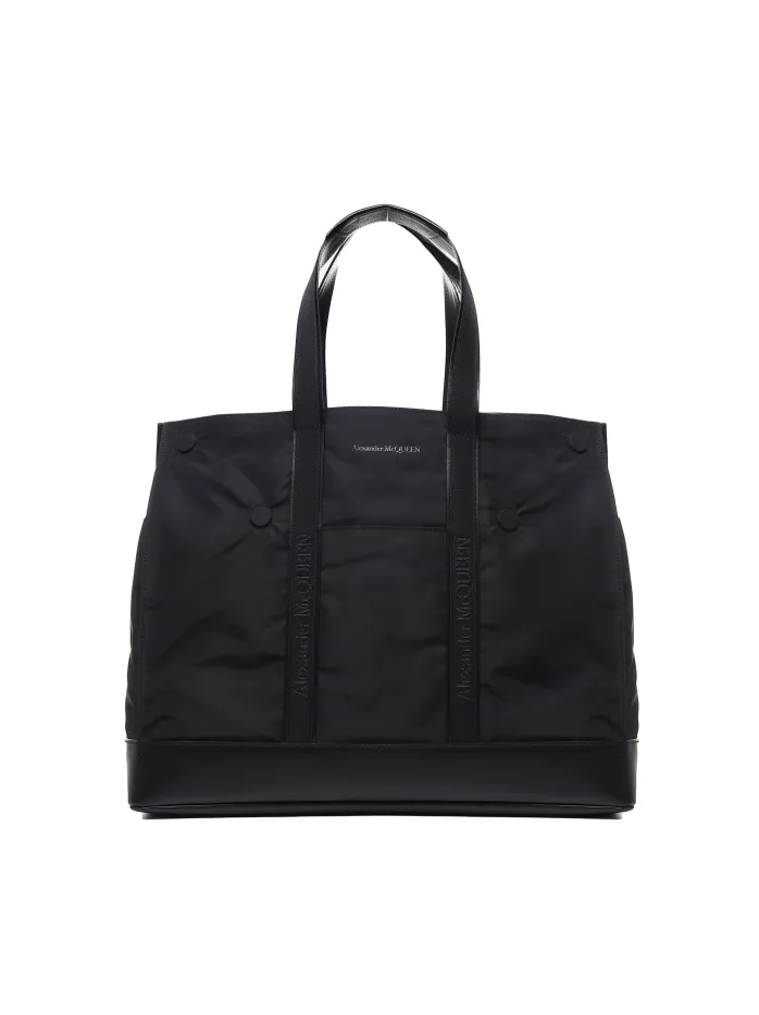 Borsa tote con ricamo