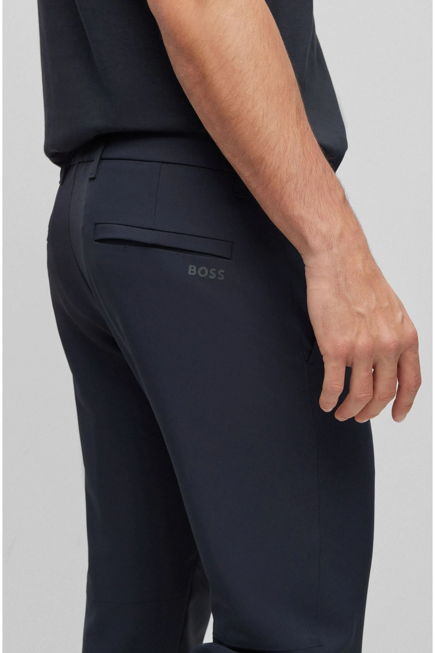 BOSS Vestibilità attillata / Slim - Pantaloni chino in cotone elasticizzato