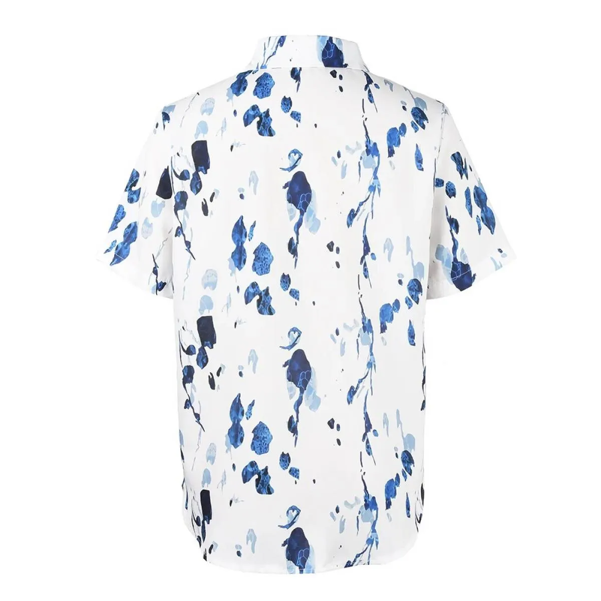 Camicia Top per abbigliamento donna 2024 Estate manica corta Camicetta bianca femminile elegante base casual floreale T-shirt Te