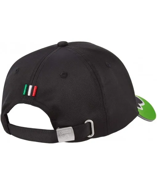 CAPPELLO LAMBORGHINI SQUADRA CORSE UFFICIALE ORIGINALE NERO VERDE