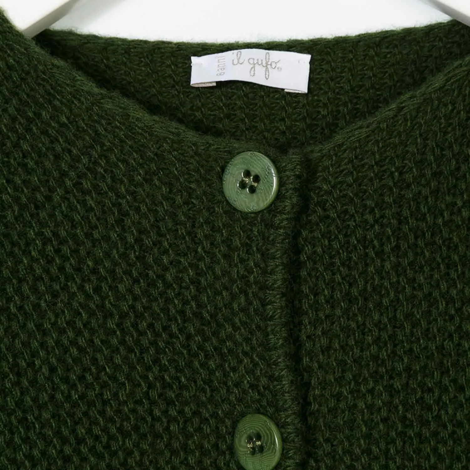 Cardigan Bambina Verde