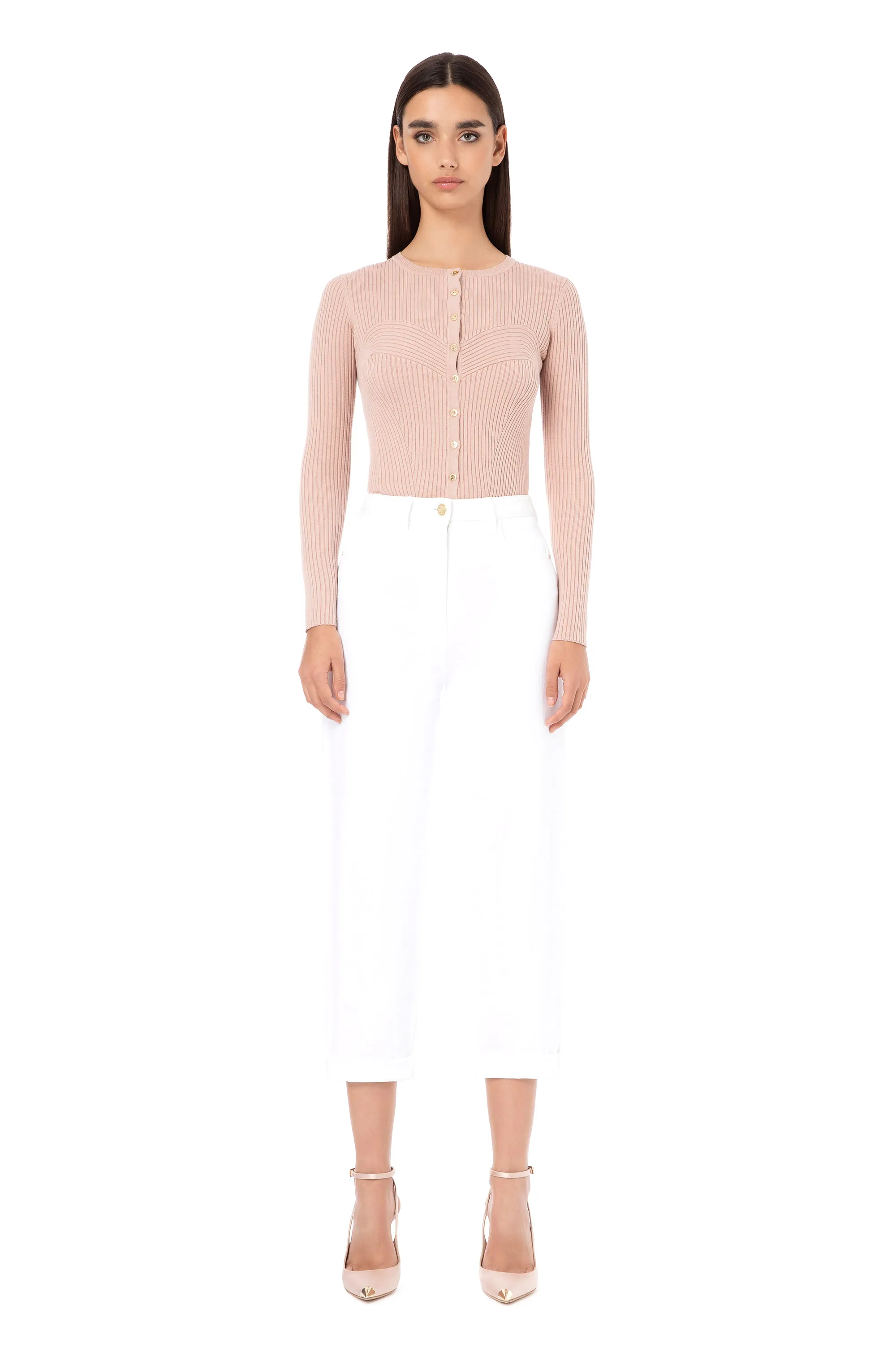 Cardigan con maniche lunghe