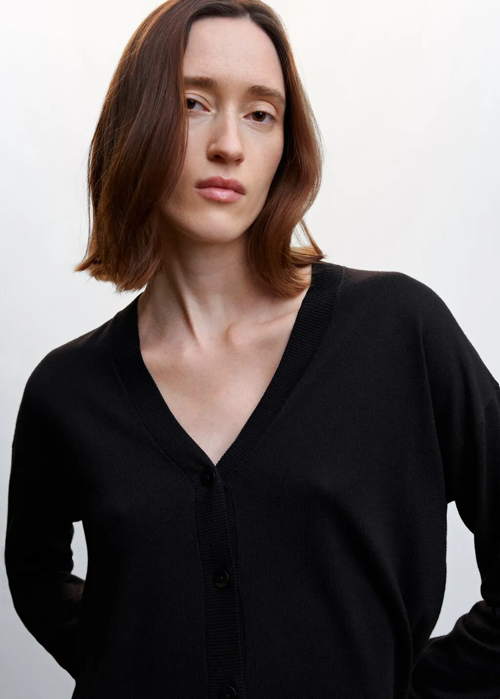 Cardigan maglia sottile