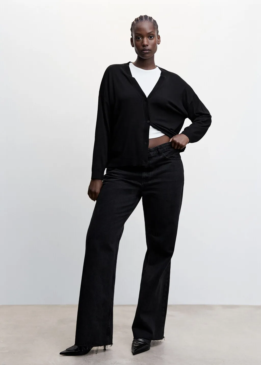 Cardigan maglia sottile