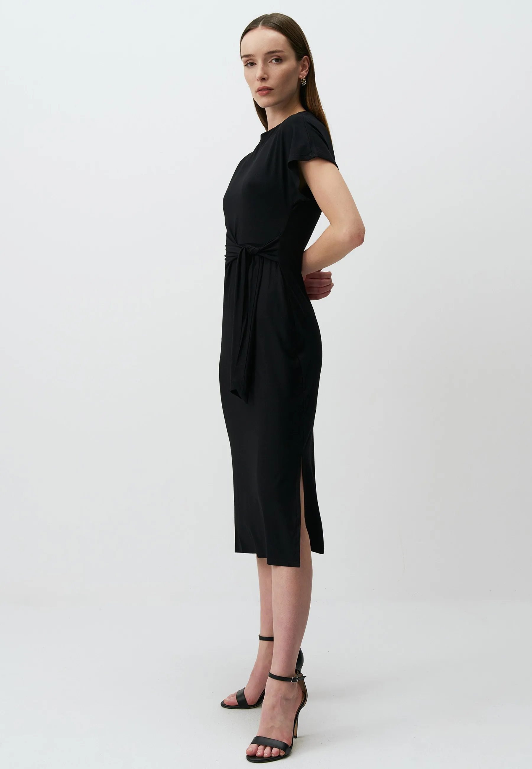 CREW NECK SHORT SLEEVE MIDI  - Tubino