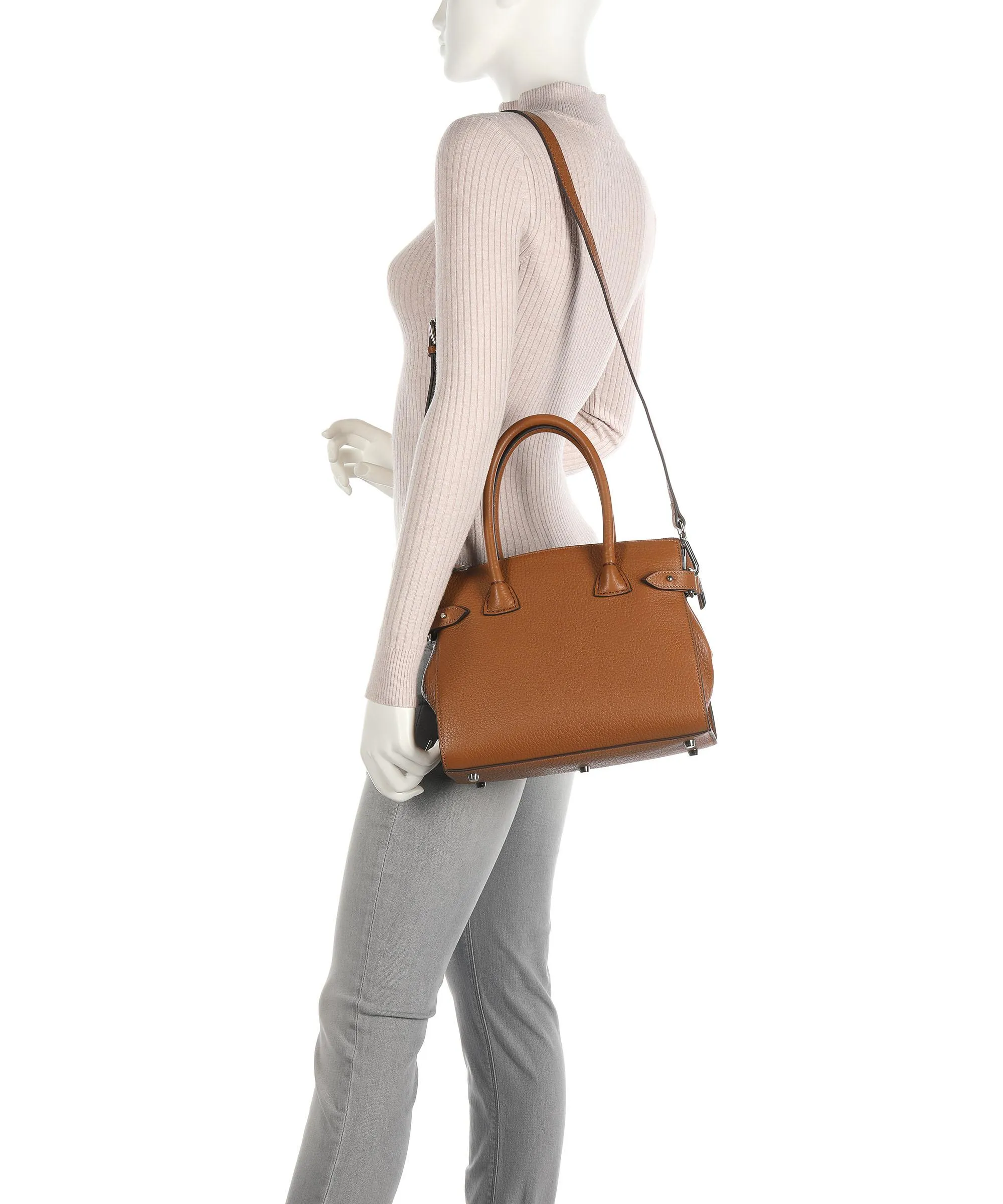  Decadent Copenhagen Grace X-Small Borsa a mano pelle granulata cognac  