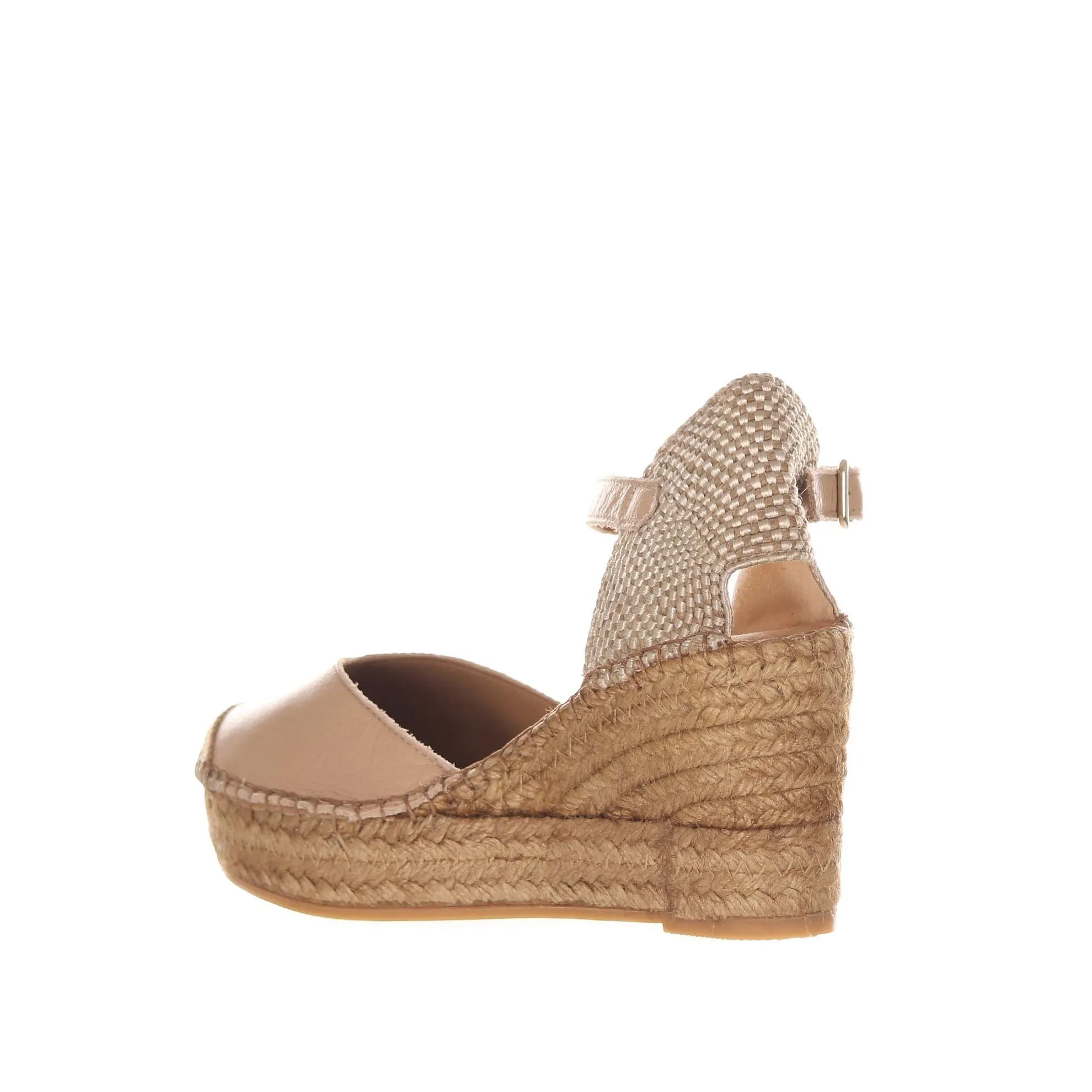 Espadrillas sandalia pico in nappa