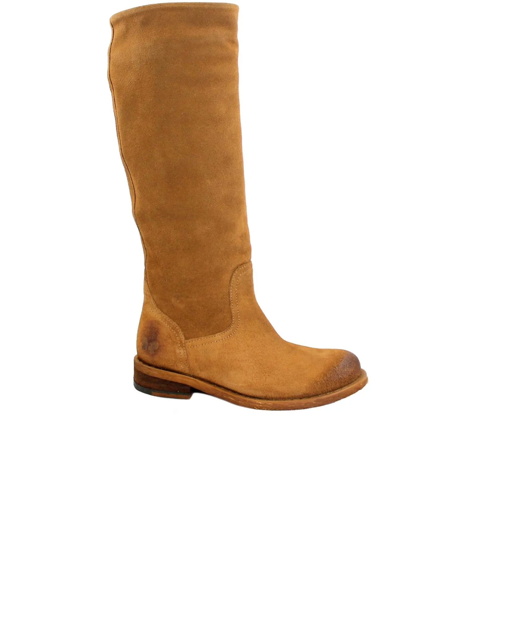FELMINI 6817 serraje cognac cuoio stivale donna camoscio tubolare