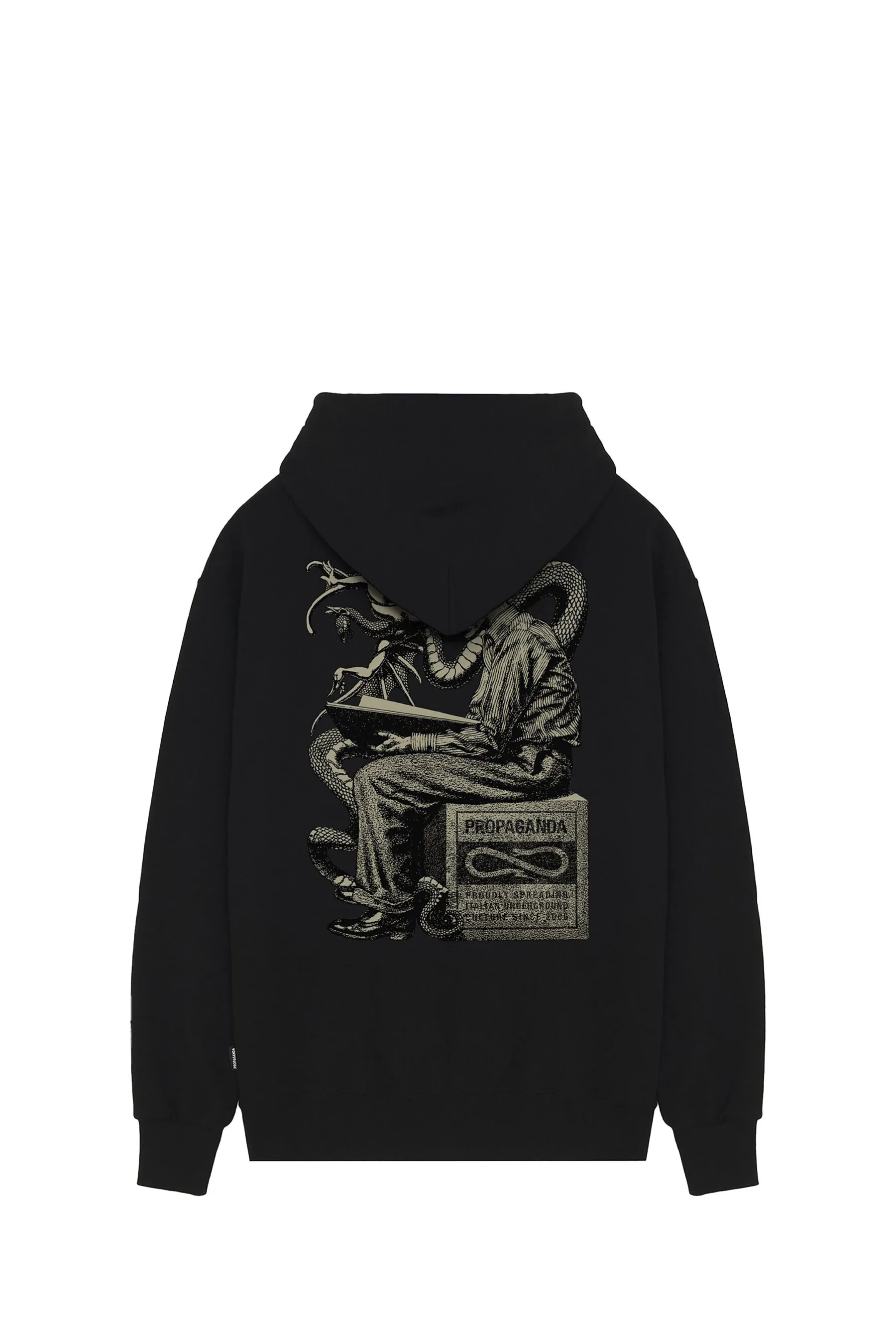 FELPA UOMO PROPAGANDA DREAM NERO