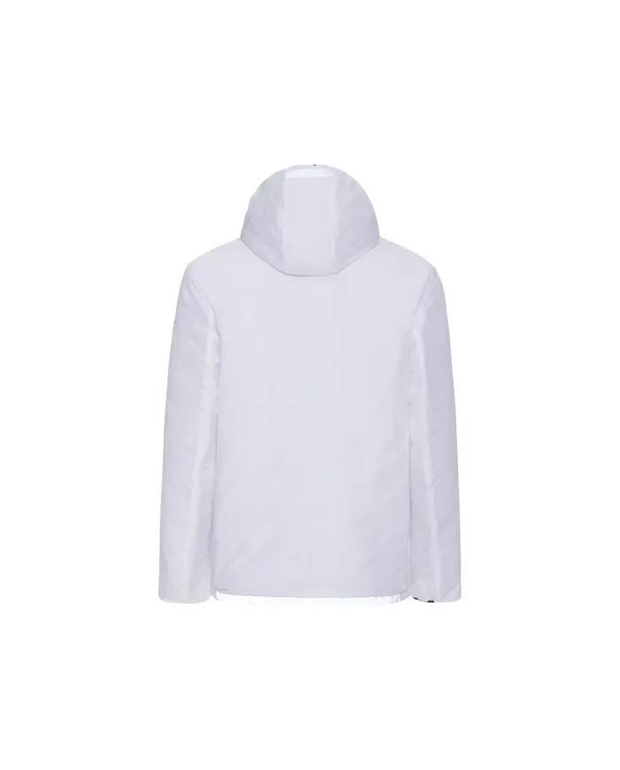 FK Effek F**k Piumino Uomo MAC666 A-ET Giacca Softshell con Cappuccio 001 BIANCO