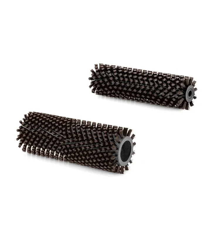 FLOORWASH Coppia di spazzole marroni per pavimenti in legno delicato, moquette, tappeti - Adatte a lavapavimenti modelli F25 e F