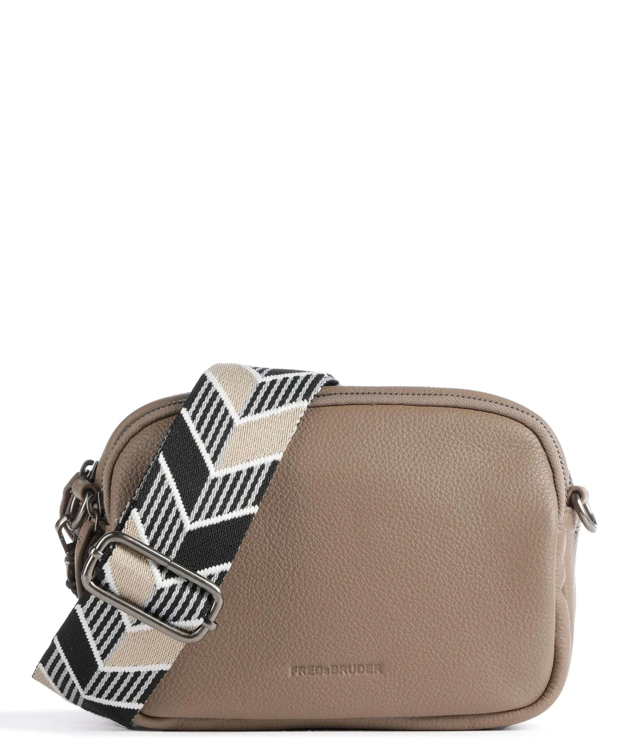  FredsBruder Joy Borsa a tracolla pelle granulata marrone chiaro  