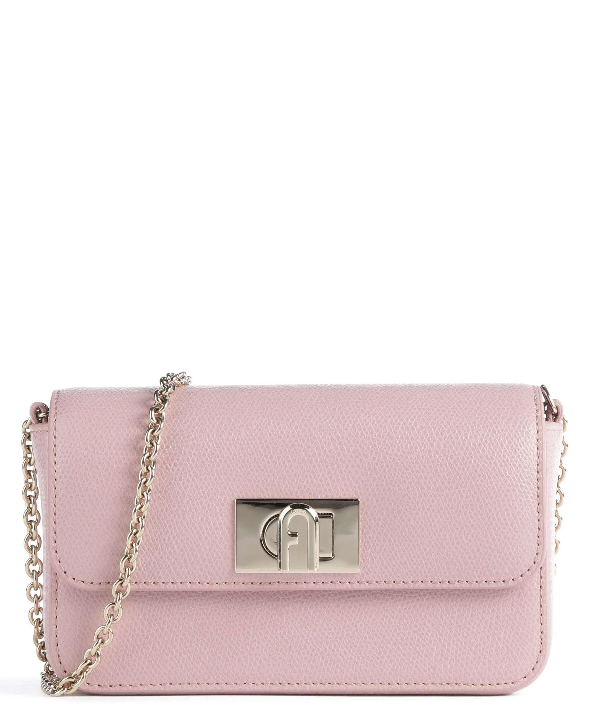  Furla 1927 Mini Borsa a tracolla pelle granulata rosa  