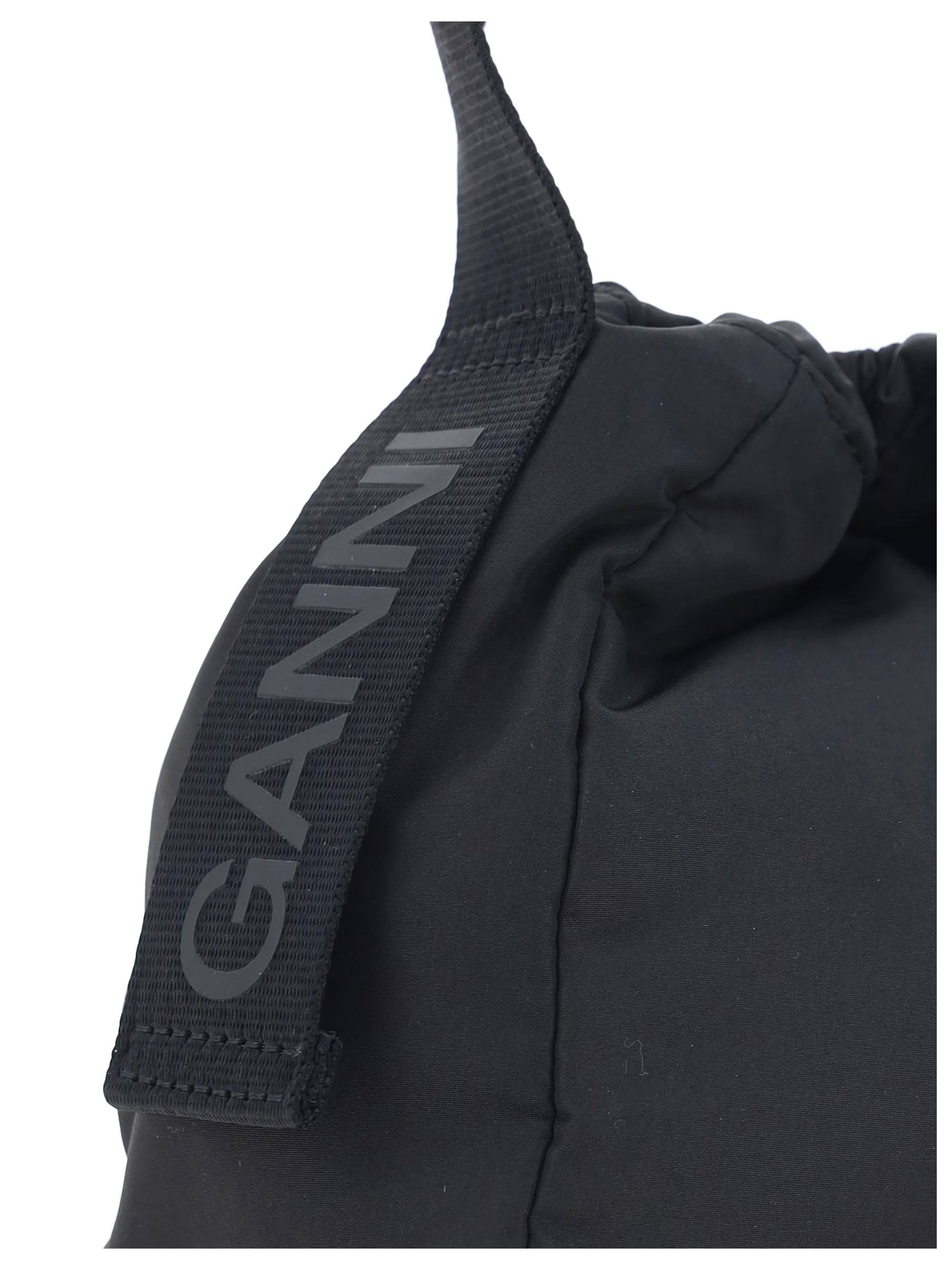    GANNI      Borsa a Mano Recycled Tech 