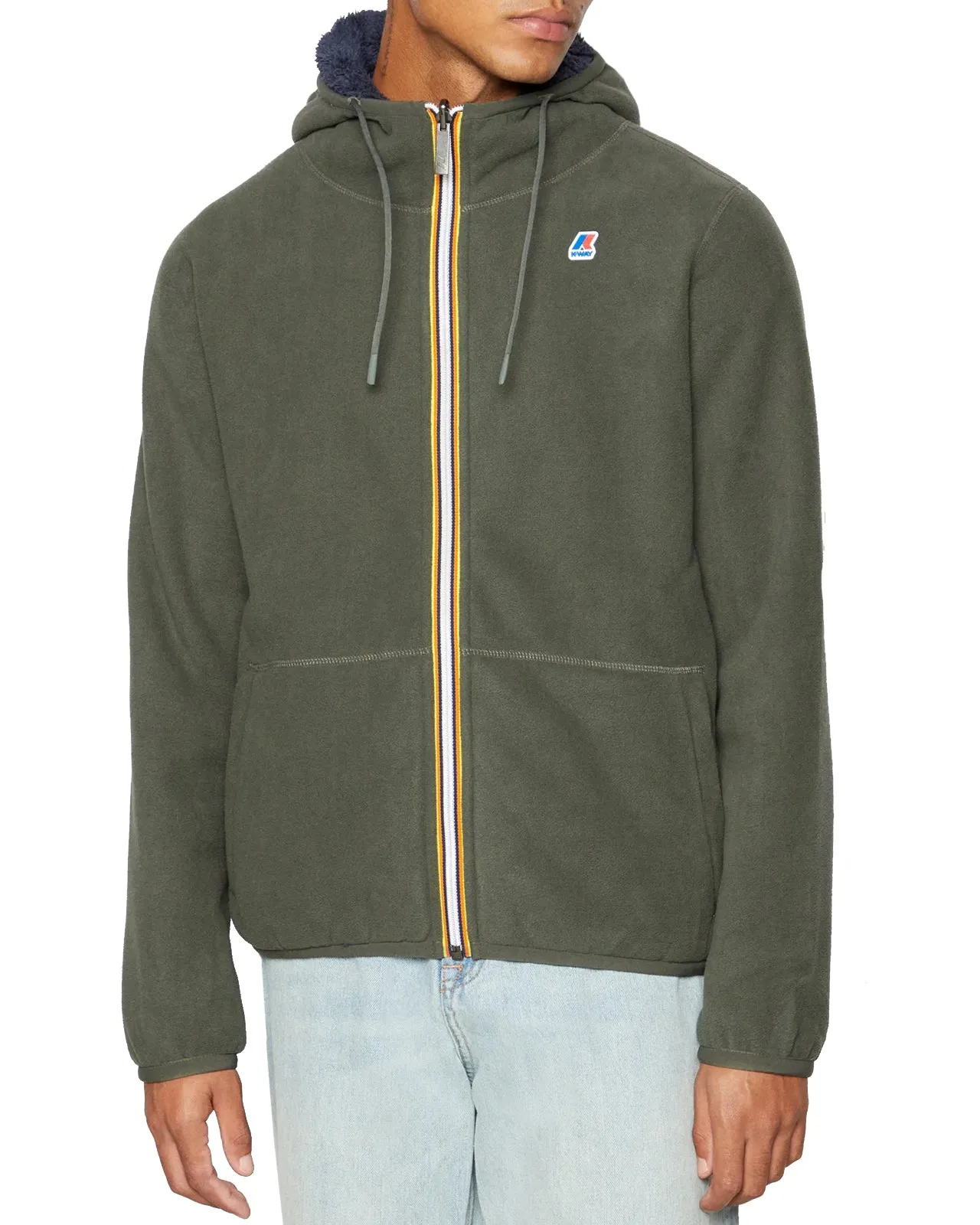 Giacca Jacques Polar Double verde blu