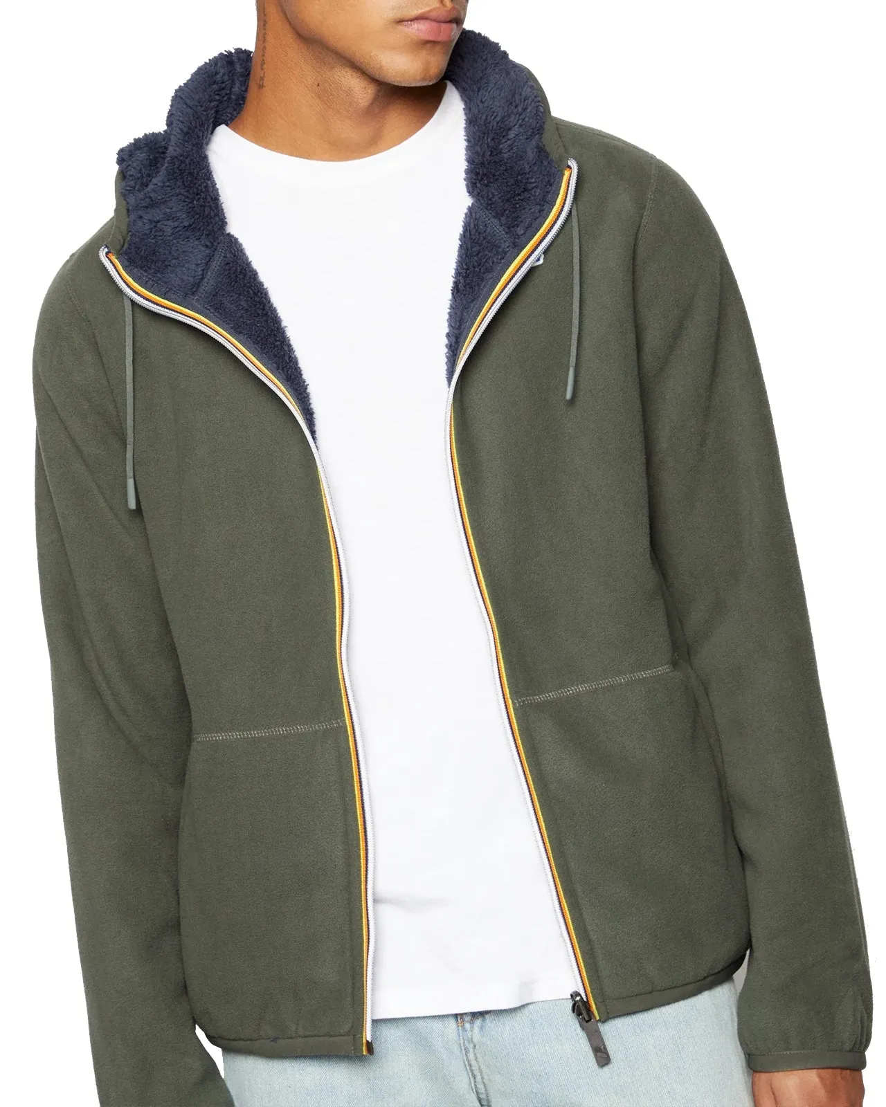 Giacca Jacques Polar Double verde blu