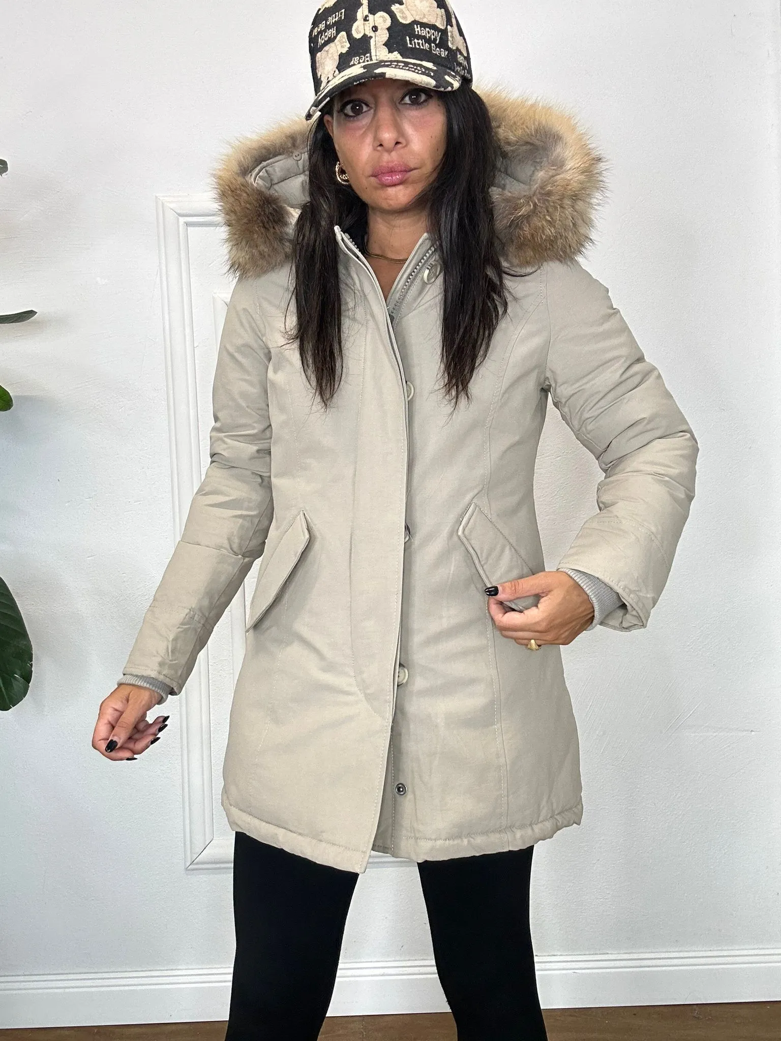 GIACCONE PARKA BEIGE
