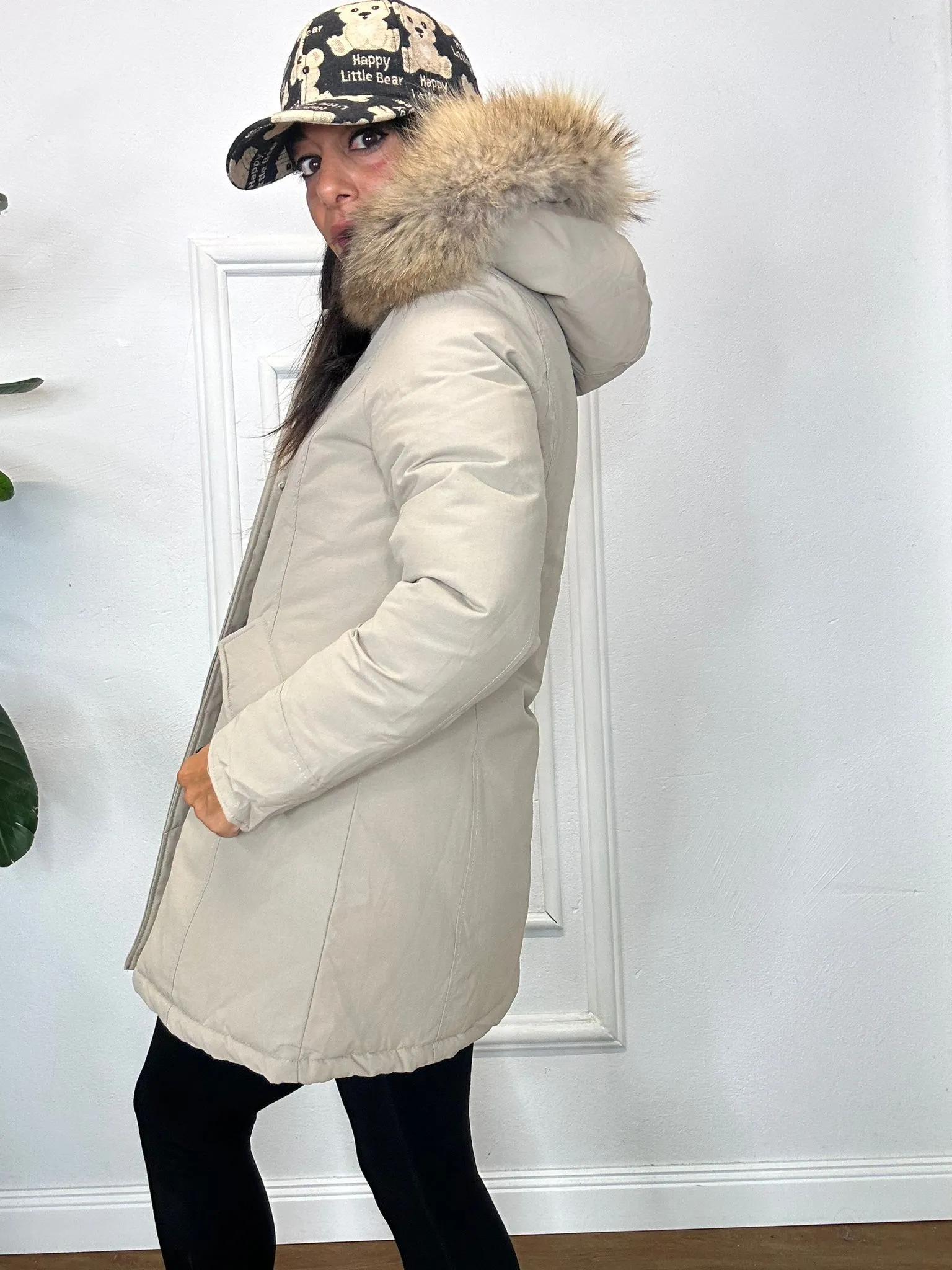 GIACCONE PARKA BEIGE