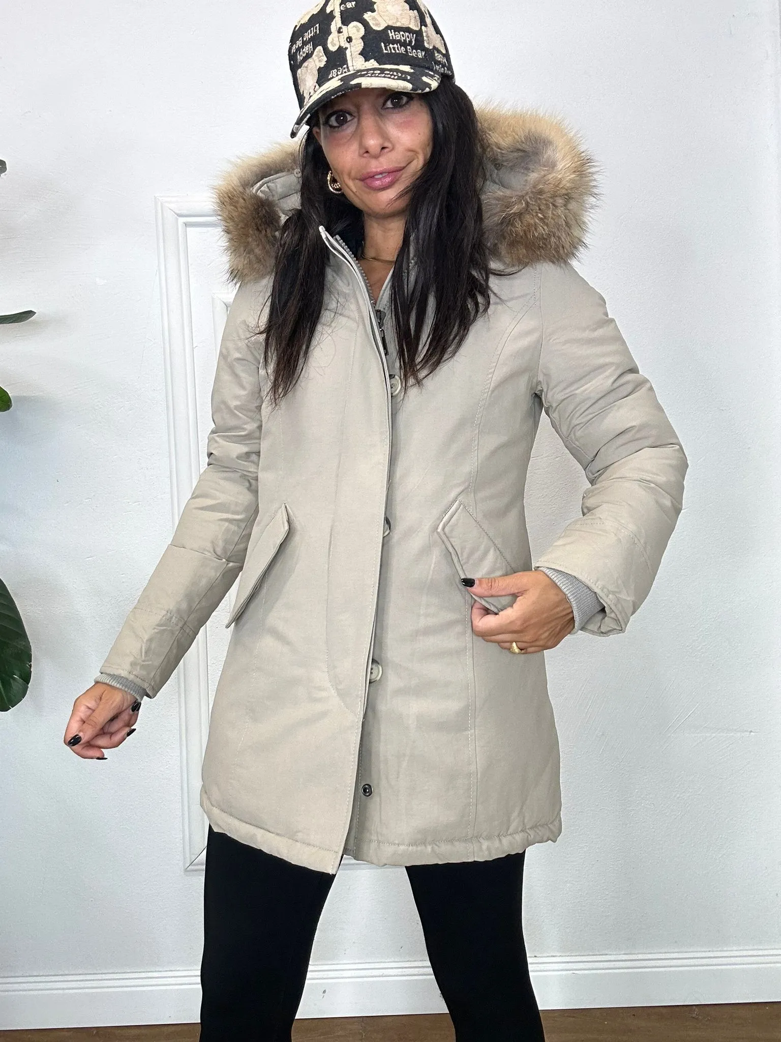 GIACCONE PARKA BEIGE