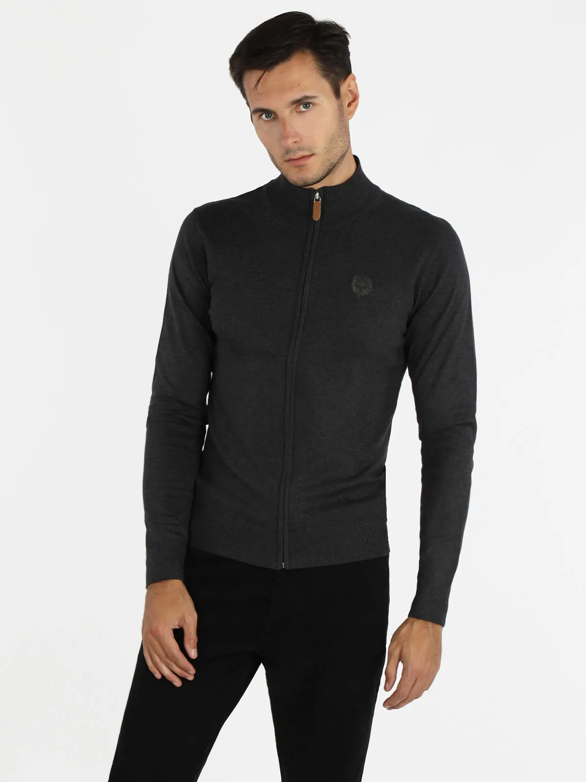 Gian Marco Venturi Cardigan entièrement zippé pour hommes