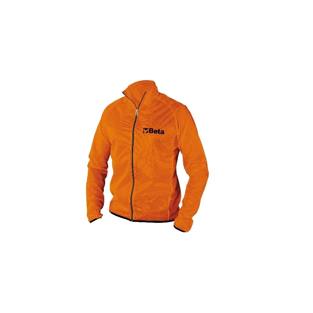 Giubbino antivento in tessuto accoppiato traspirante, zip lunga - BETACollection 9542AL