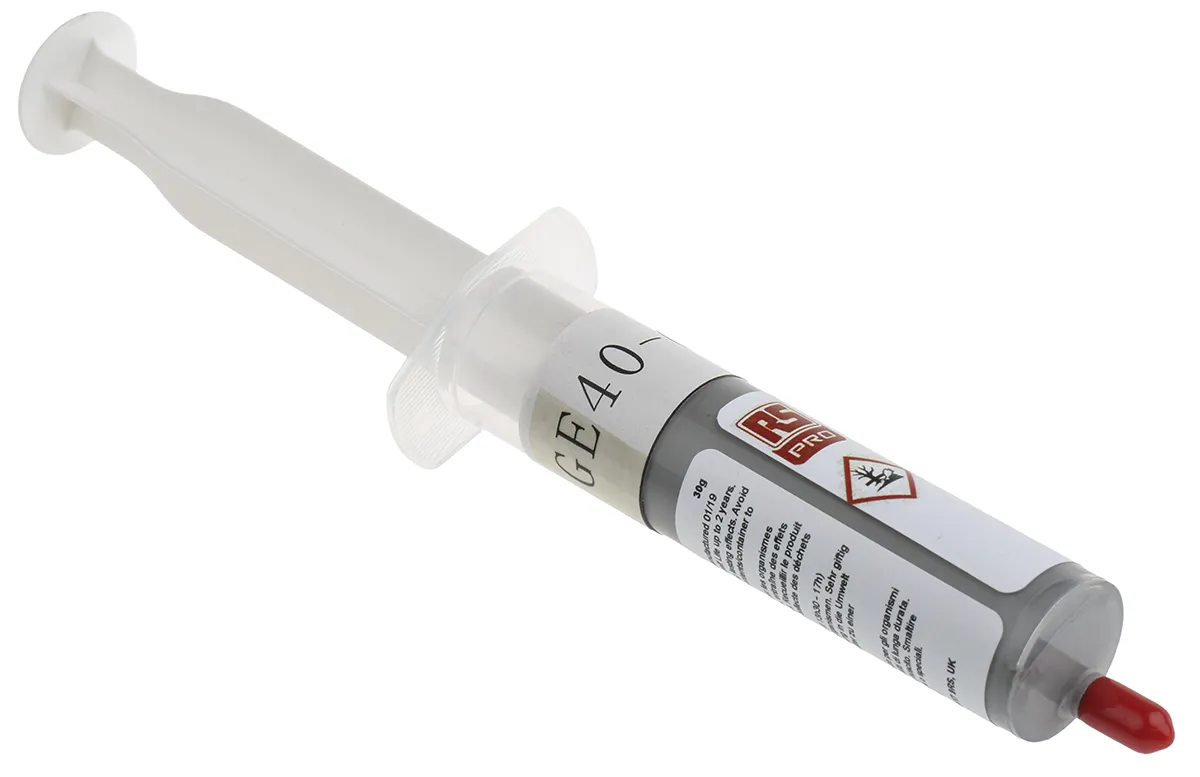 Grasso termico non siliconico RS PRO, 4W/m·K, -50 → +153 °C