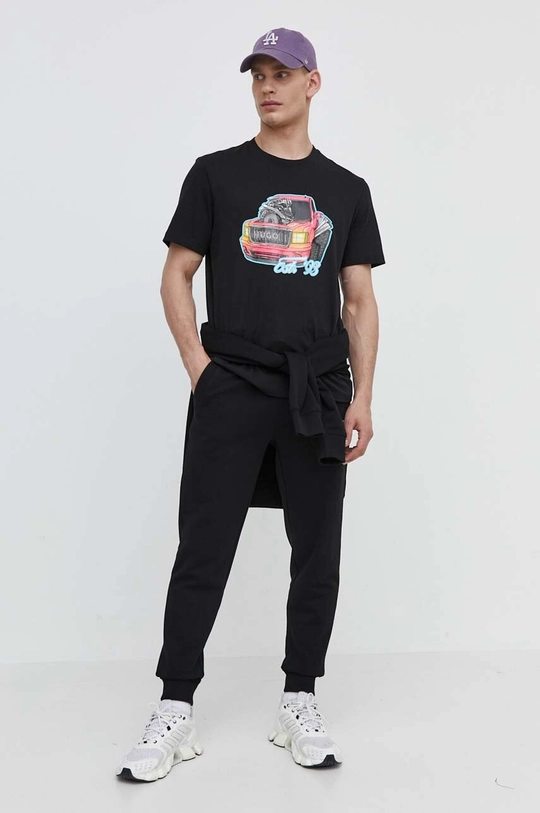 HUGO pantaloni da jogging in cotone