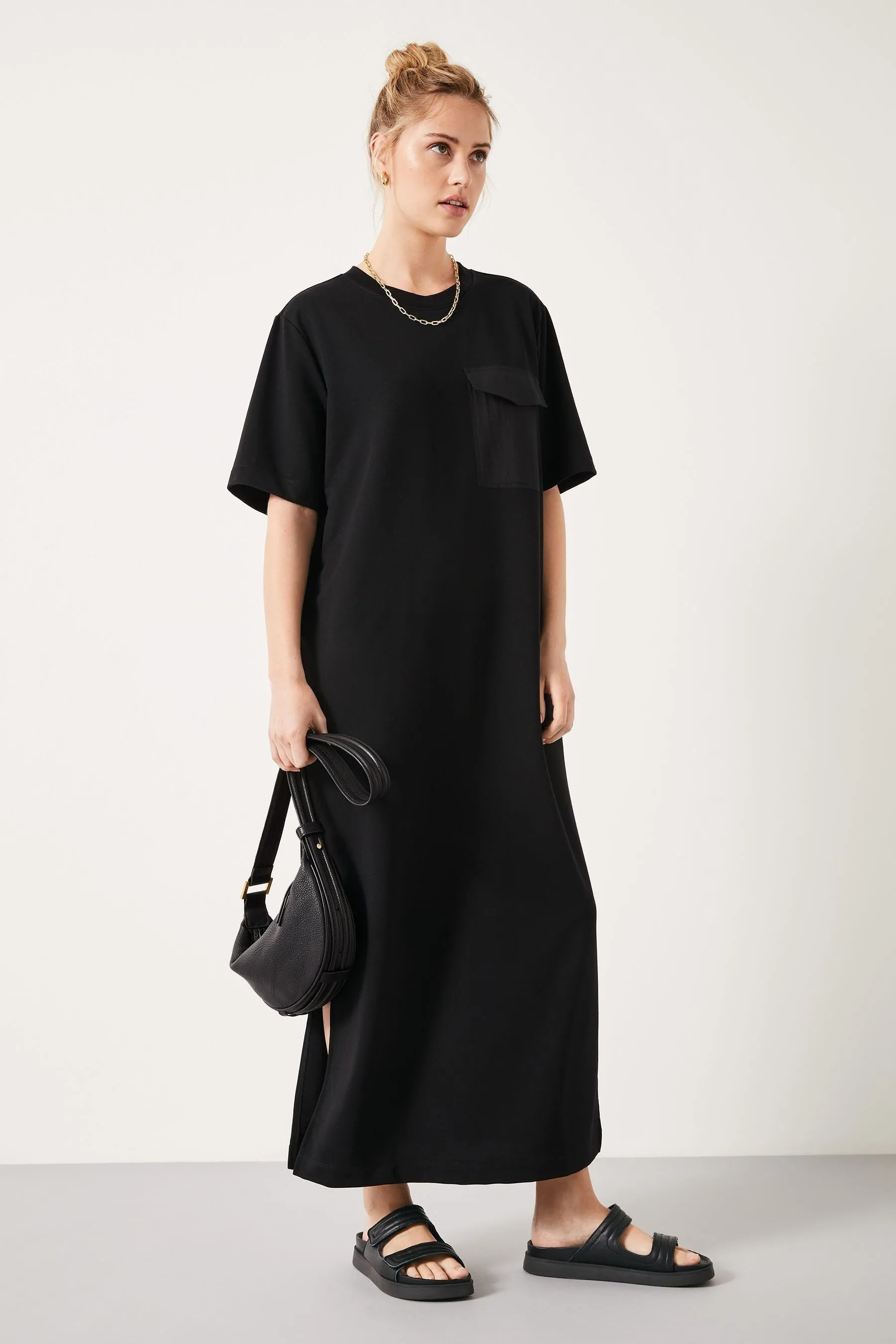 Hush Steph - Abito T-shirt midi