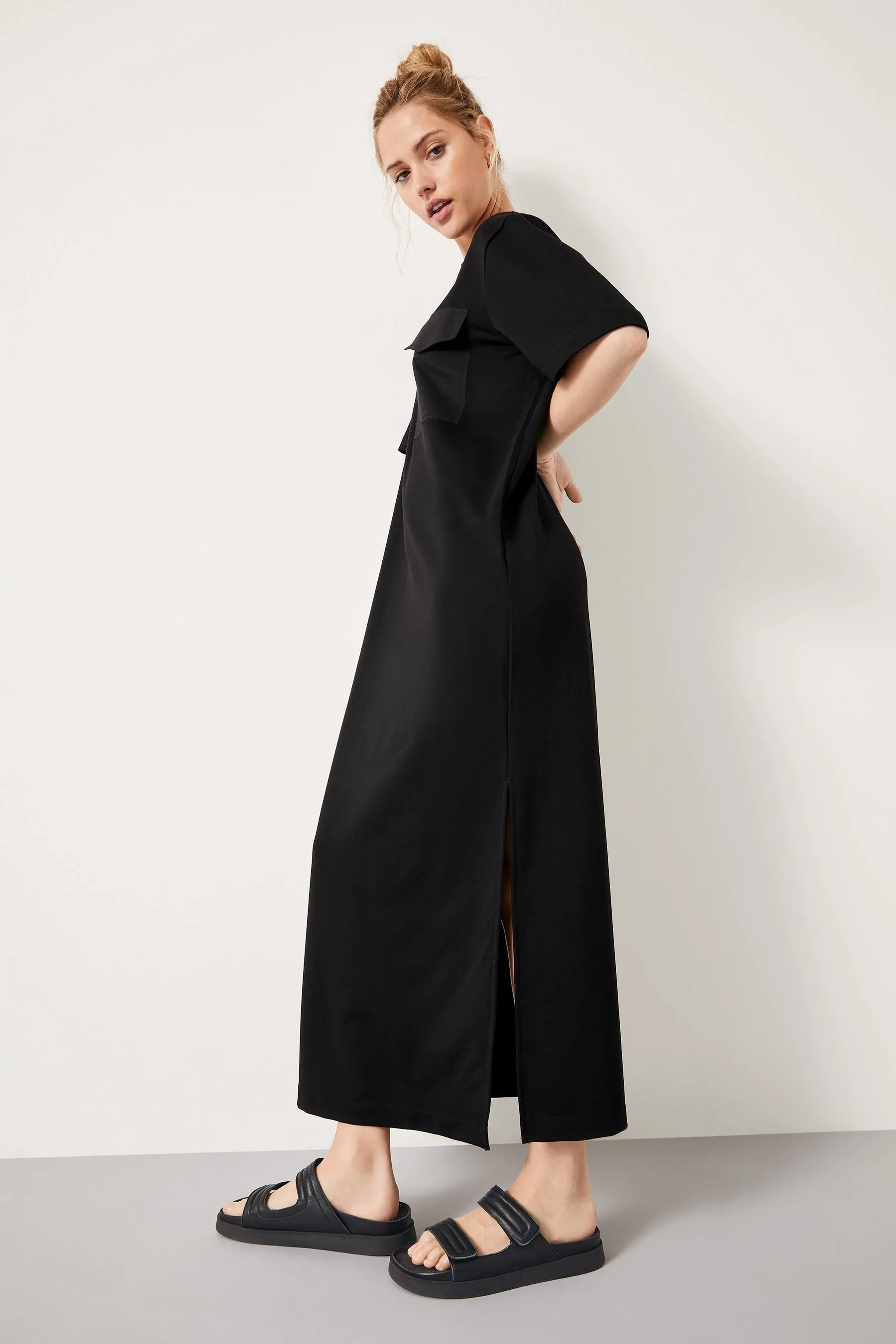 Hush Steph - Abito T-shirt midi