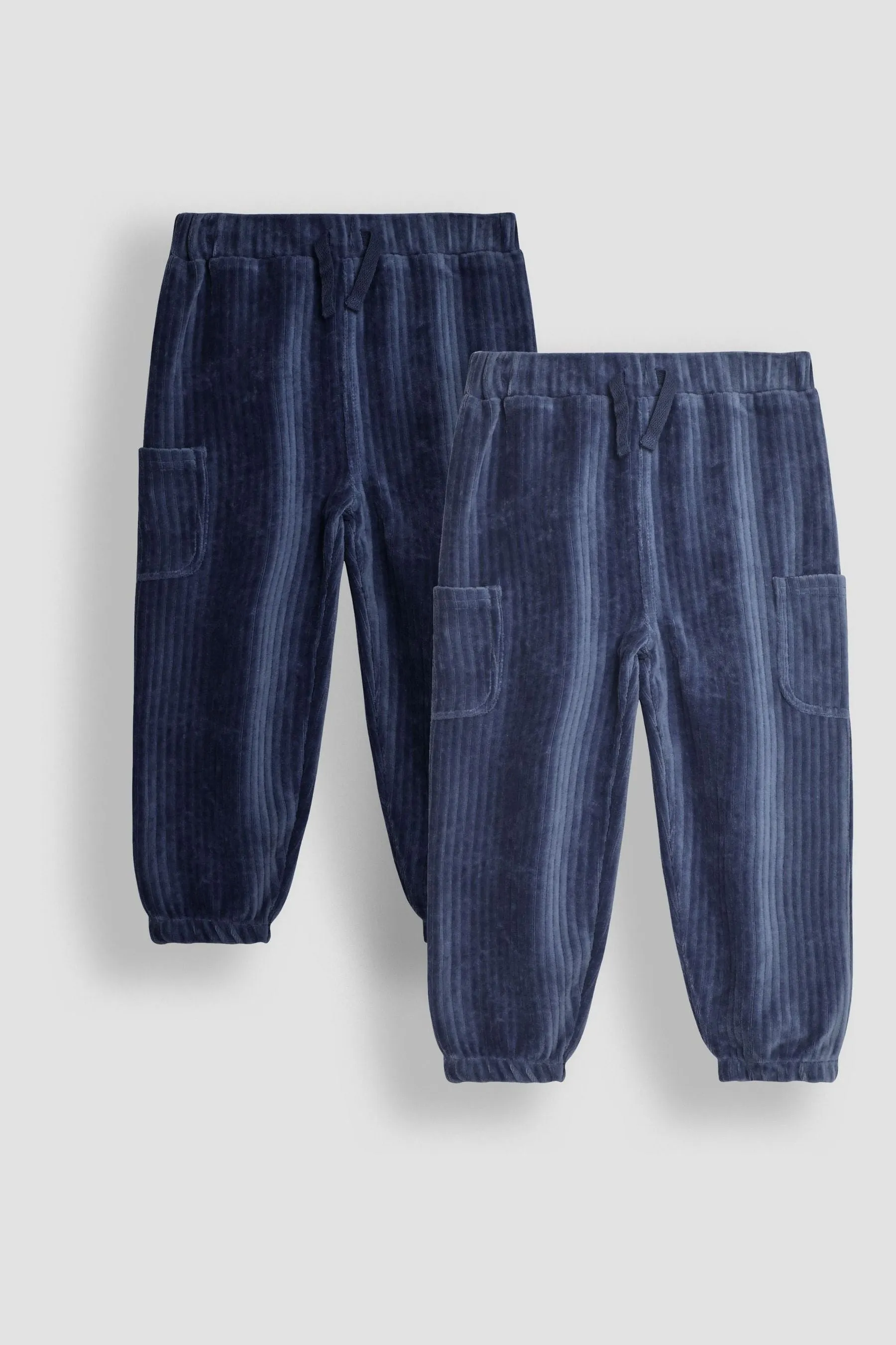 JoJo Maman Bébé 2-Pack Velour Pocket Joggers    