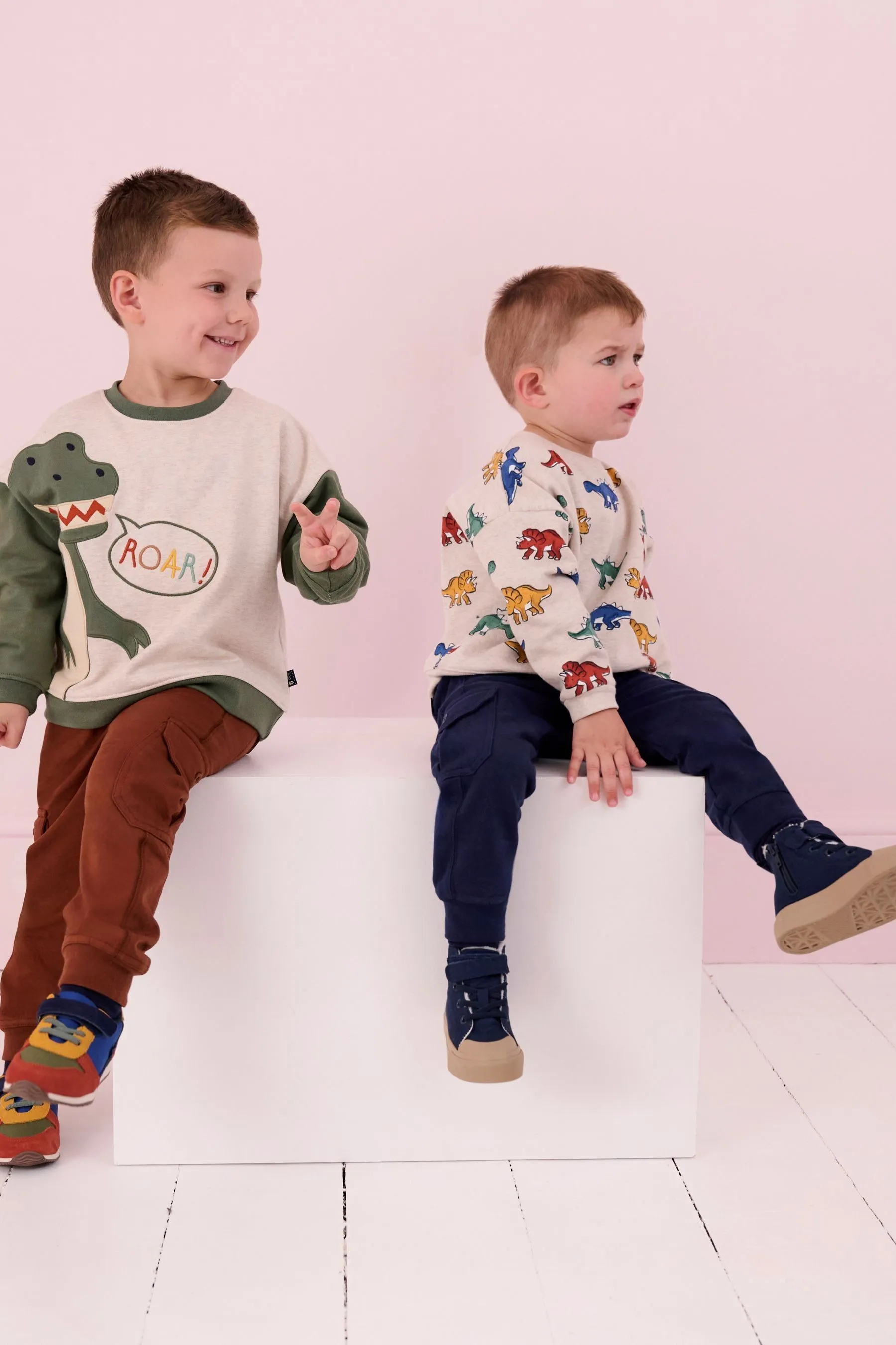 JoJo Maman Bébé 2-Pack Velour Pocket Joggers    